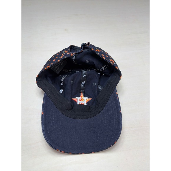 Era Houston Astros 9TWENTY Hat Womens Navy Orange Floral Adjustable Cap